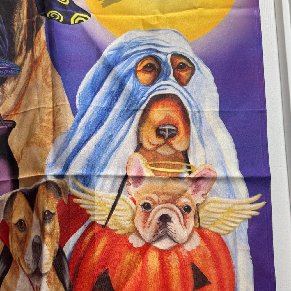 Briarwood Lane Flag Dogs and Cats dressed up for Halloween 39” by 28”